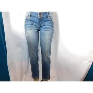 NY&C Women Jeans Size 2 Ankle Crop Slim Slouch Jeans